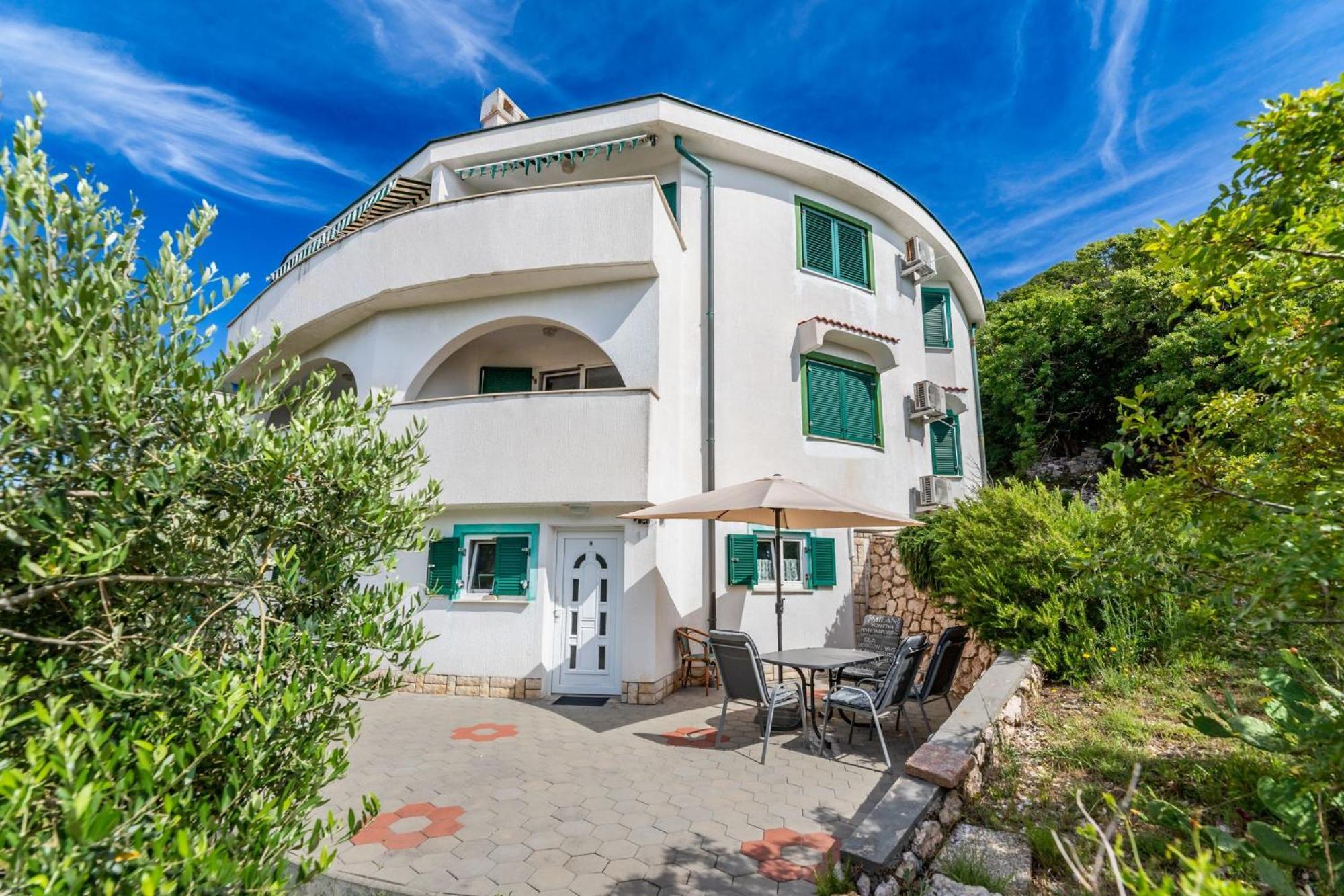 Apartments Oleander Kricin Baška Eksteriør billede